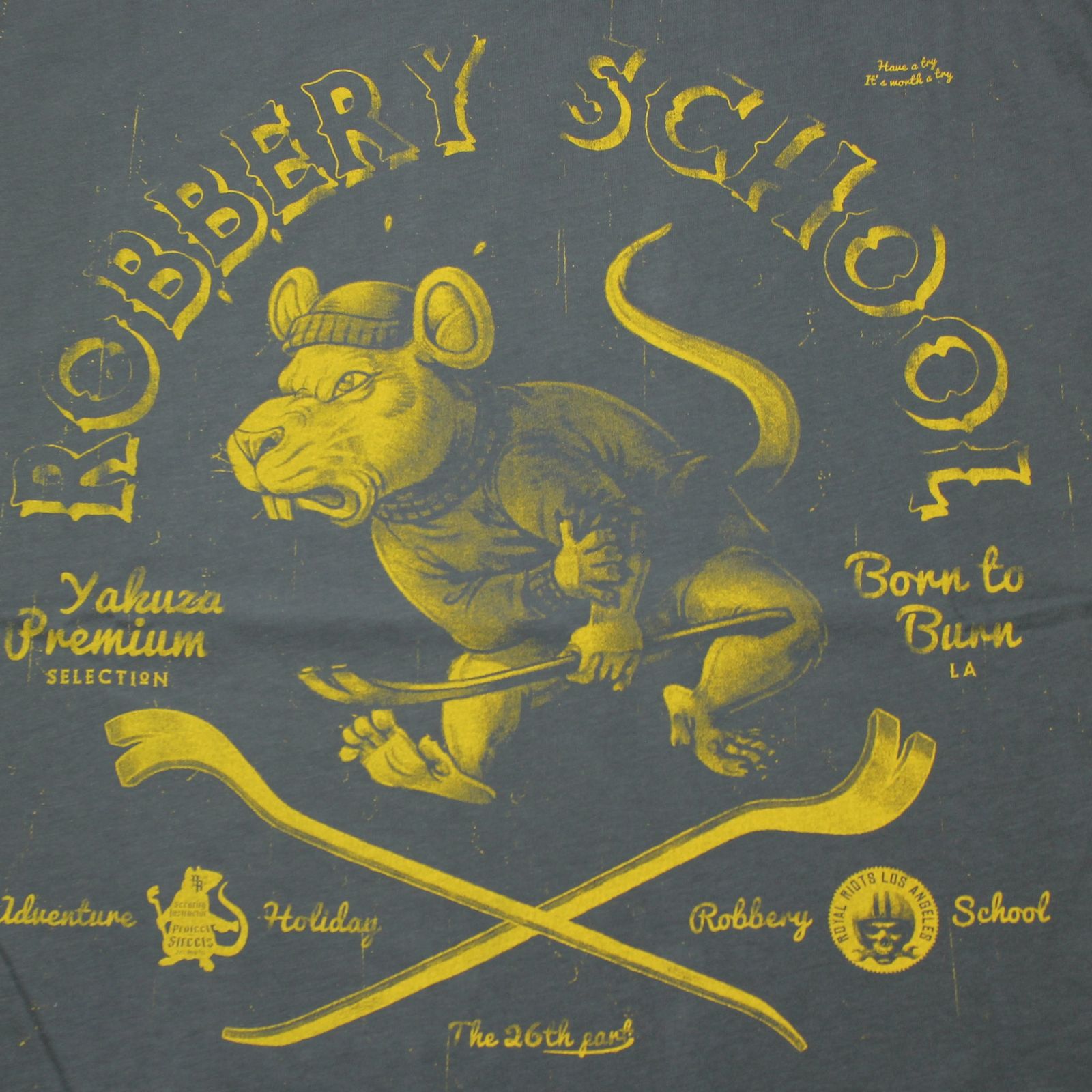 YAKUZA PREMIUM pánské tričko YPS 3803 zelenošedé