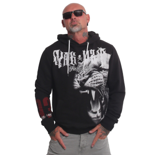 YAKUZA pánská mikina WILDCAT HOODIE HOB 25001 černá