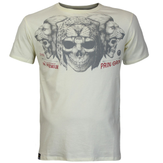 YAKUZA PREMIUM pánské tričko YPS 3904 světle žluté