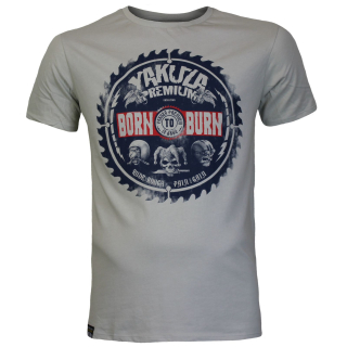 YAKUZA PREMIUM pánské tričko YPS 3913 světle šedé