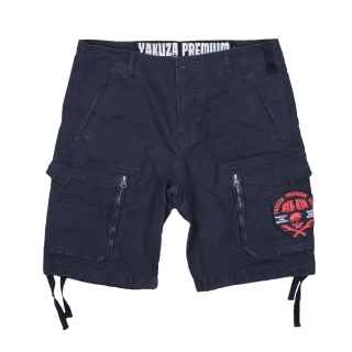 YAKUZA PREMIUM pánské kraťasy CARGO SHORTS 3450 tmavě modrá
