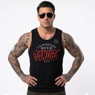YAKUZA Pánské tílko Nailed Slim UHB 2824 černé