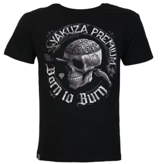 YAKUZA PRÉMIUM Pánské tričko krátký rukáv 4006 černé